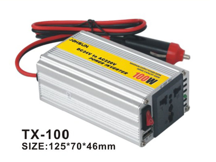 TX-100-300 high-frequency car modified sine wave inverter(with USB charging port)
